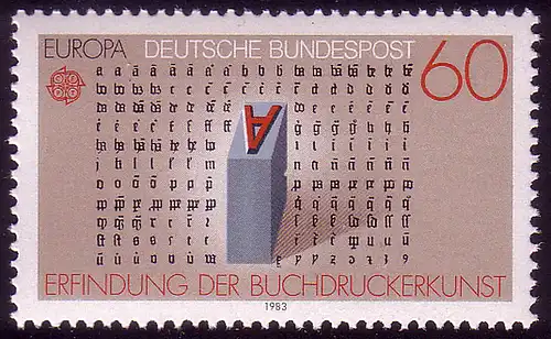 1175 Europa menschlicher Geist 60 Pf ** postfrisch