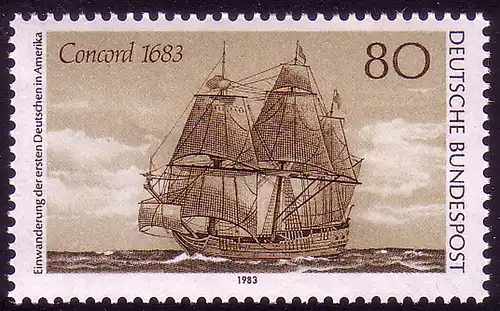 1180 Einwanderung Amerika ** postfrisch