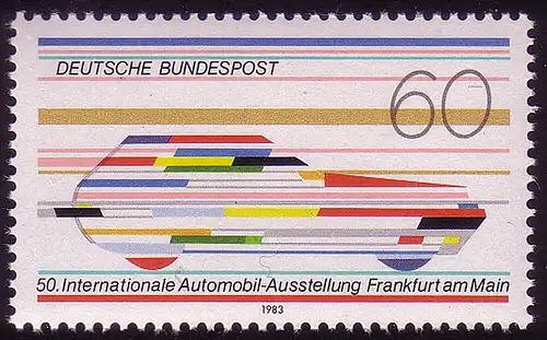 1182 Automobilausstellung ** postfrisch