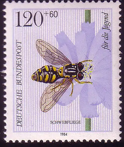 1205 Jugend Schwebfliege 120+60 Pf ** postfrisch