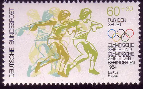 1206 Olympische Sommerspiele 60+30 Pf ** postfrisch