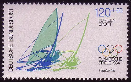 1208 Olympische Sommerspiele 120+60 Pf ** postfrisch