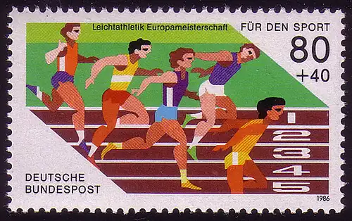 1269 Kurzstreckenlauf 80+40 Pf **