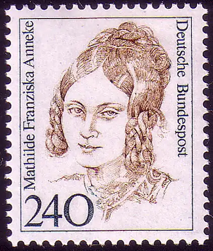 1392 Femmes de l'histoire allemande 240 Pf Anneke **