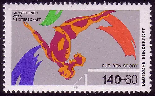 1409 Kunstturnen 140+60 Pf ** postfrisch