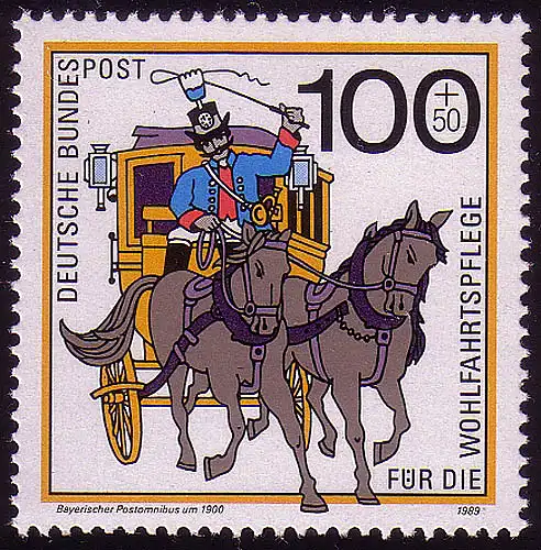 1439 transport postal de bien-être 100+50 Pf ** frais de port