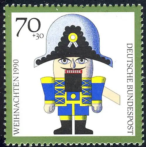 1486 Nußknacker 70+30 Pf ** postfrisch