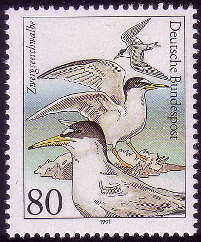 1540 Oiseaux marins 80 Pf Schwalbe nain **