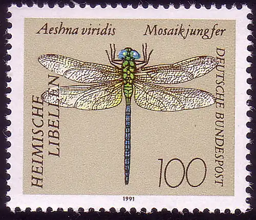 1552 Mosaikjungfer-Libelle 100 Pf  **