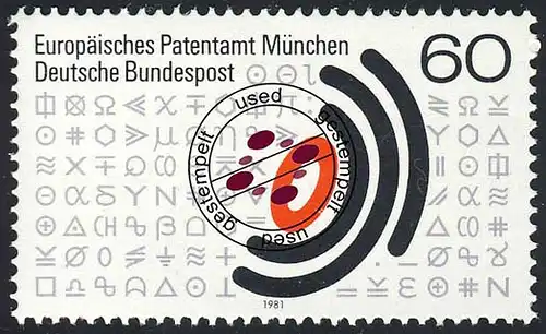 1088 Europäisches Patentamt München O gestempelt