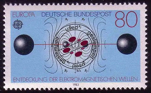 1176 Europa menschlicher Geist 80 Pf O gestempelt