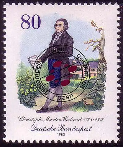 1183 Christoph Martin Wieland O gestempelt