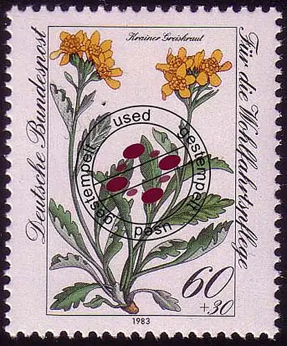 1189 Wohlfahrt Alpenblumen 60+30 Pf O