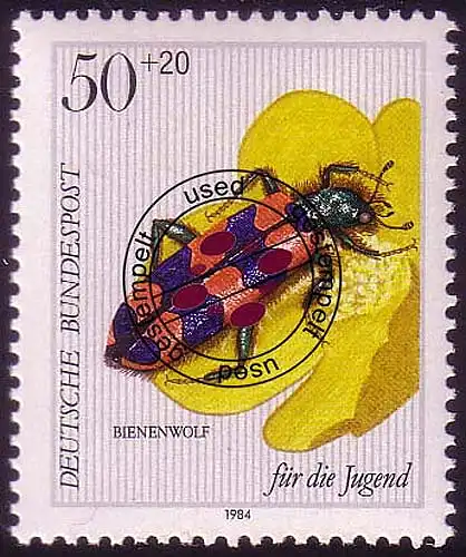 1202 Jugend Bienenwolf 50+20 Pf O