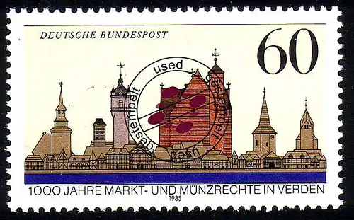 1240 Markt- und Münzrechte Verden O gestempelt