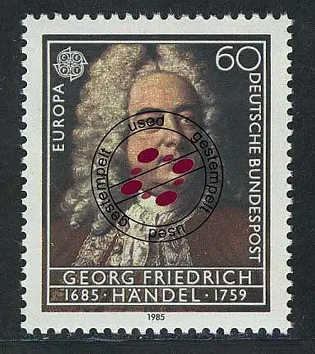 1248 Europa Musik Händel 60 Pf O