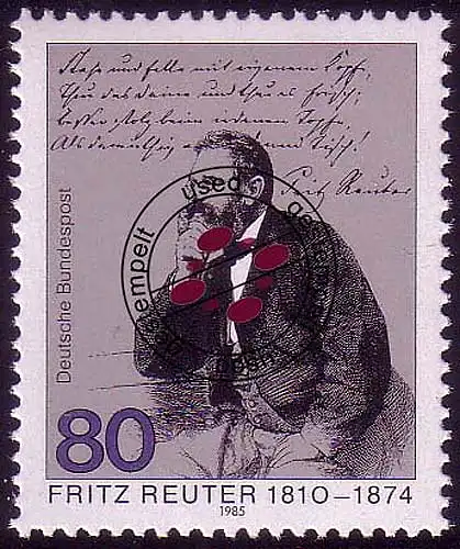 1263 Fritz Reuter O gestempelt