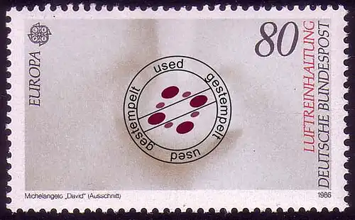 1279 Europa Natur- & Umweltschutz 80 Pf O gestempelt
