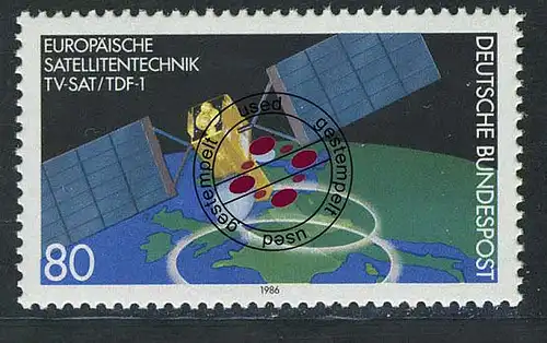 1290 Satellitentechnik O gestempelt