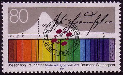 1313 Joseph von Fraunhofer O gestempelt