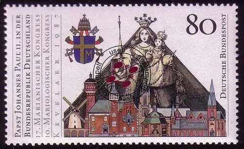 1320 Papst Johannes Paul II O gestempelt