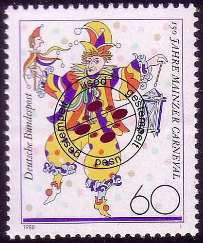 1349 Mainzer Karneval O gestempelt