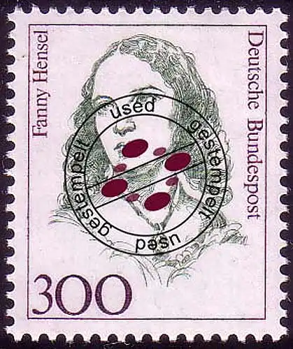 1433 Femmes de l'histoire allemande 300 Pf Hensel O