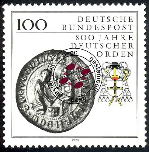 1451 Deutscher Orden O gestempelt