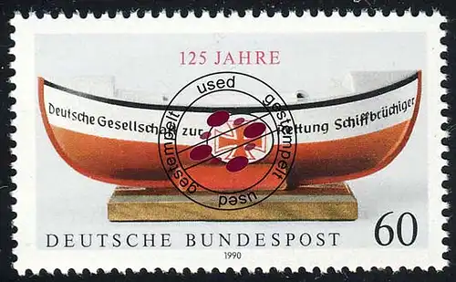 1465 Rettung Schiffbrüchiger O gestempelt