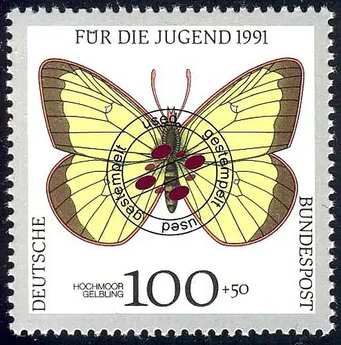 1518 Jugend Schmetterlinge 100+50 Pf O