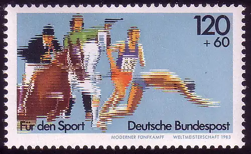 1173 Moderne Cinquil 120+60 Pf ** post-fraîchissement