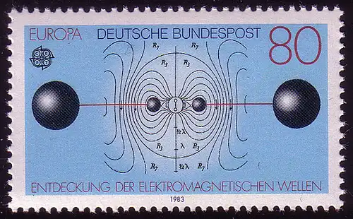 1176 Europa menschlicher Geist 80 Pf ** postfrisch