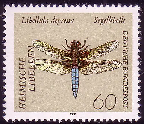1546 Bouche plate Libelle 60 Pf **