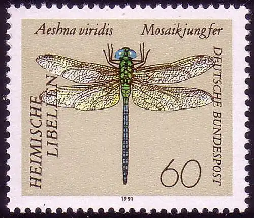 1549 Libellen Mosaikjungfer 60 Pf  **