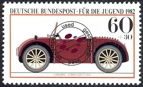 1125 Jugend Kraftfahrzeuge 60+30 Pf O