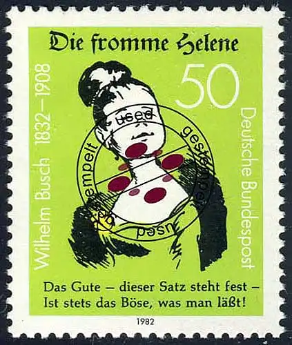 1129 Wilhelm Busch O gestempelt