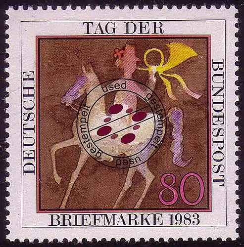 1192 Jour du timbre O Tamponné
