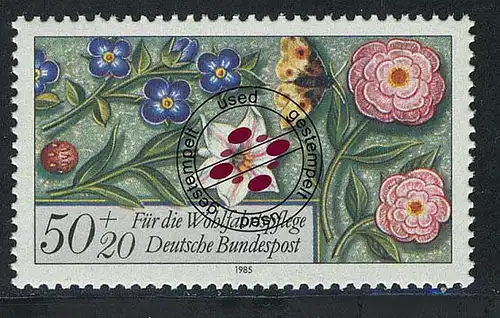 1259 Wohlfahrt Miniaturen 50+20 Pf O