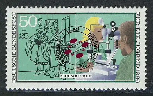 1274 Jugend Augenoptiker 50+25 Pf O