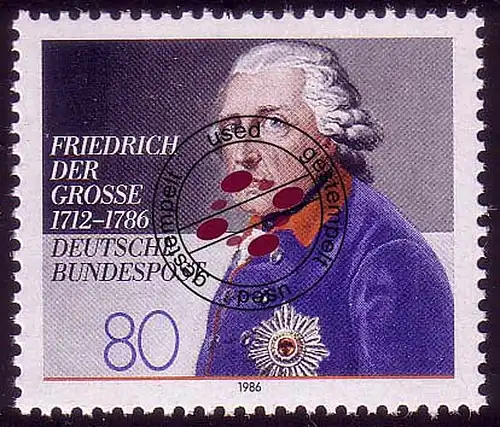 1292 Friedrich der Große O gestempelt