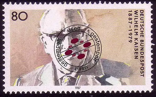 1325 Wilhelm Kaisen O gestempelt