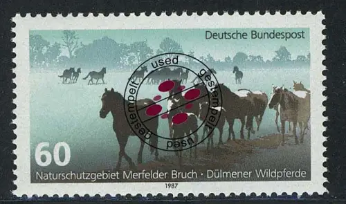 1328 Natur- und Umweltschutz, gestempelt O