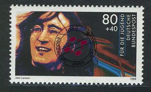 1363 Rock music John Lennon 80+40 Pf O