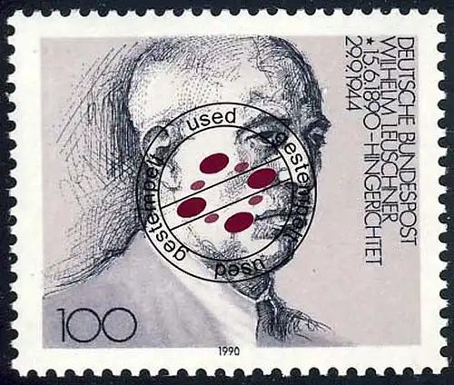 1466 Wilhelm Leuschner O gestempelt