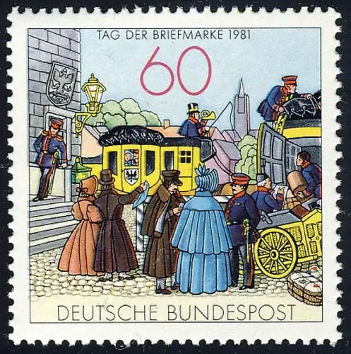 1112 Tag der Briefmarke ** postfrisch
