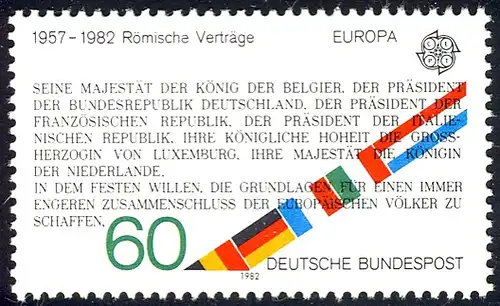 1131 Europa Römische Verträge 60 Pf **