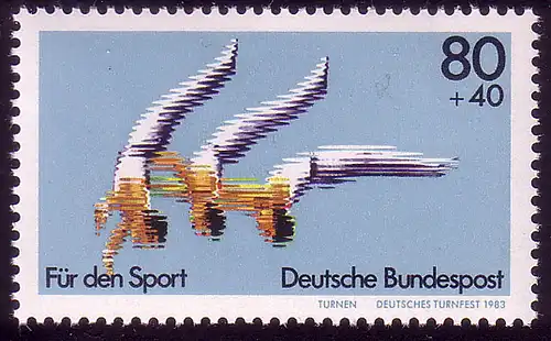 1172 Aide sportive Festival de gymnastique 80+40 Pf **