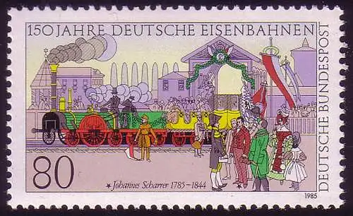 1264 Deutsche Eisenbahnen, postfrisch **
