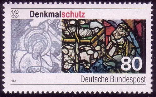 1291 Denkmalschutz, postfrisch **