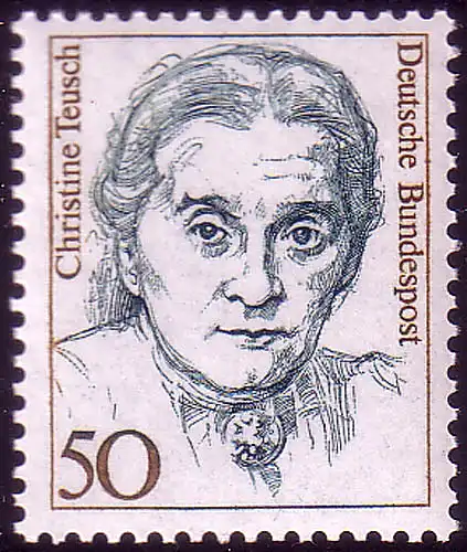 1304 Frauen der deutsche Geschichte 50 Pf Teusch **